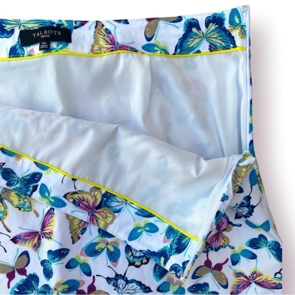 Talbots Butterfly Mini Skirt Size 16P - Picture 3 of 6